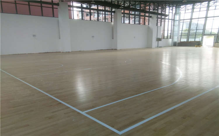 指接板NBA籃球場(chǎng)木地板板式龍骨結構