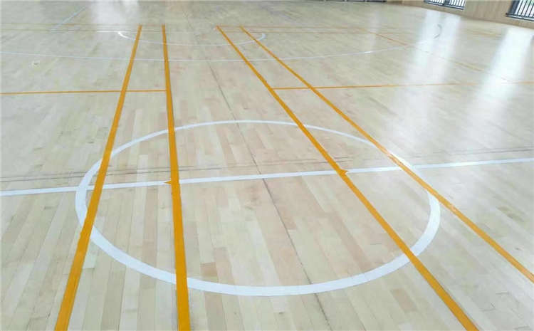 硬木企口籃球運動(dòng)地板安裝工藝