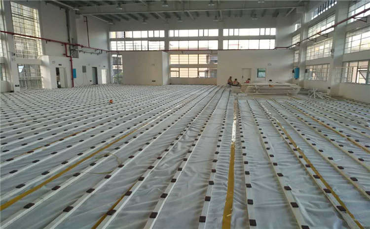浙江硬木企口體育場(chǎng)地板怎么安裝