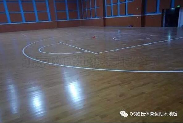 福建福卅市天潭師范附中運動(dòng)木地板成功案例圖1
