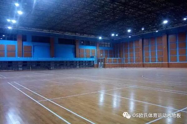 福建福卅市天潭師范附中運動(dòng)木地板成功案例圖2