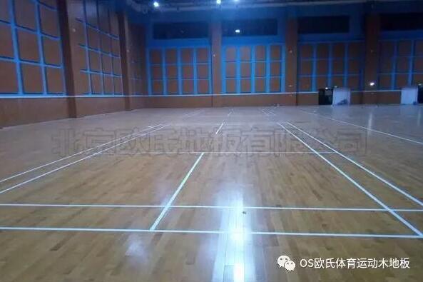 福建福卅市天潭師范附中運動(dòng)木地板成功案例圖4