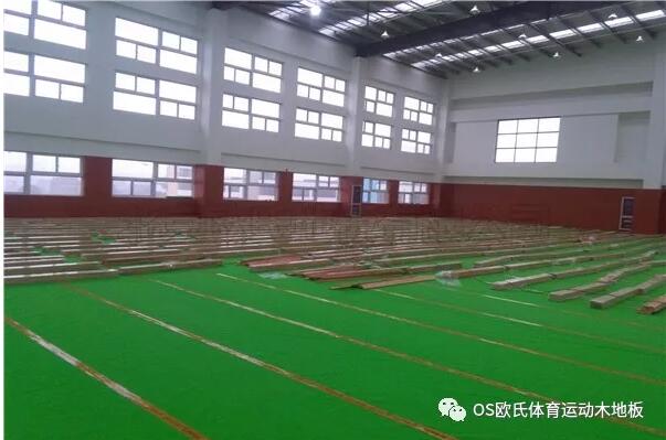 江蘇常州溧陽(yáng)市南渡鎮體育館運動(dòng)木地板案例