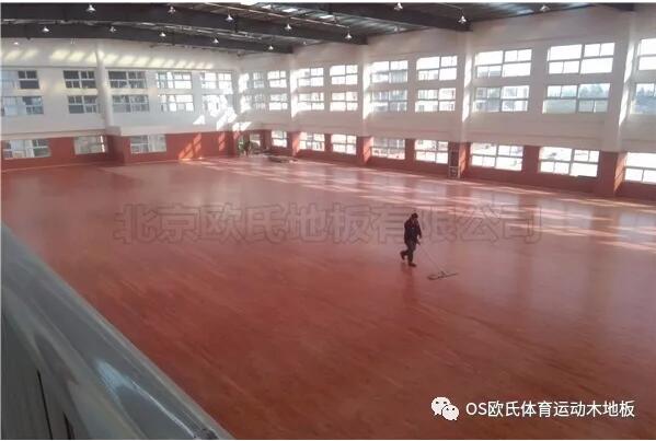 江蘇常州溧陽(yáng)市南渡鎮體育館運動(dòng)木地板案例