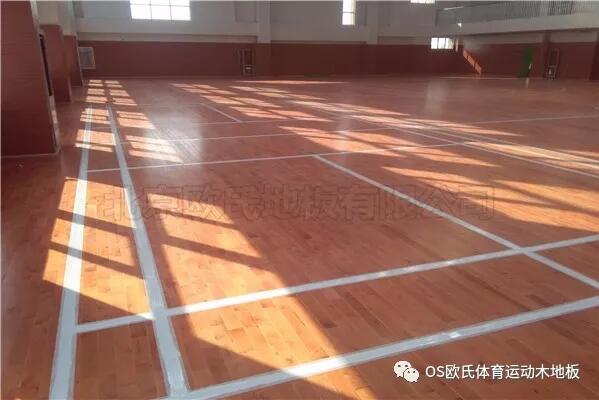 江蘇常州溧陽(yáng)市南渡鎮體育館運動(dòng)木地板案例