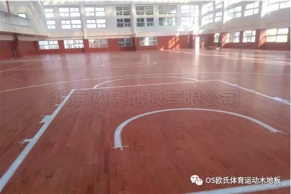 江蘇常州溧陽(yáng)市南渡鎮體育館運動(dòng)木地板案例
