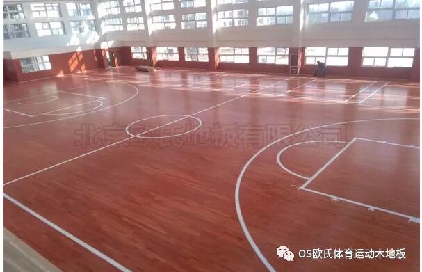 江蘇常州溧陽(yáng)市南渡鎮體育館運動(dòng)木地板案例