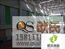內蒙古運動(dòng)木地板:錫林郭勒盟太仆寺旗寶昌鎮羽毛球館木地板案例