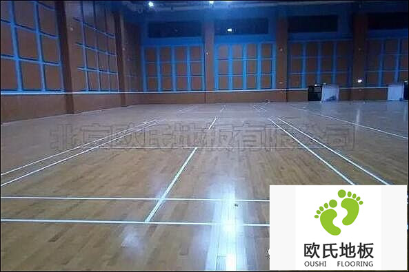 福建福卅市天潭師范附中運動(dòng)木地板成功案例